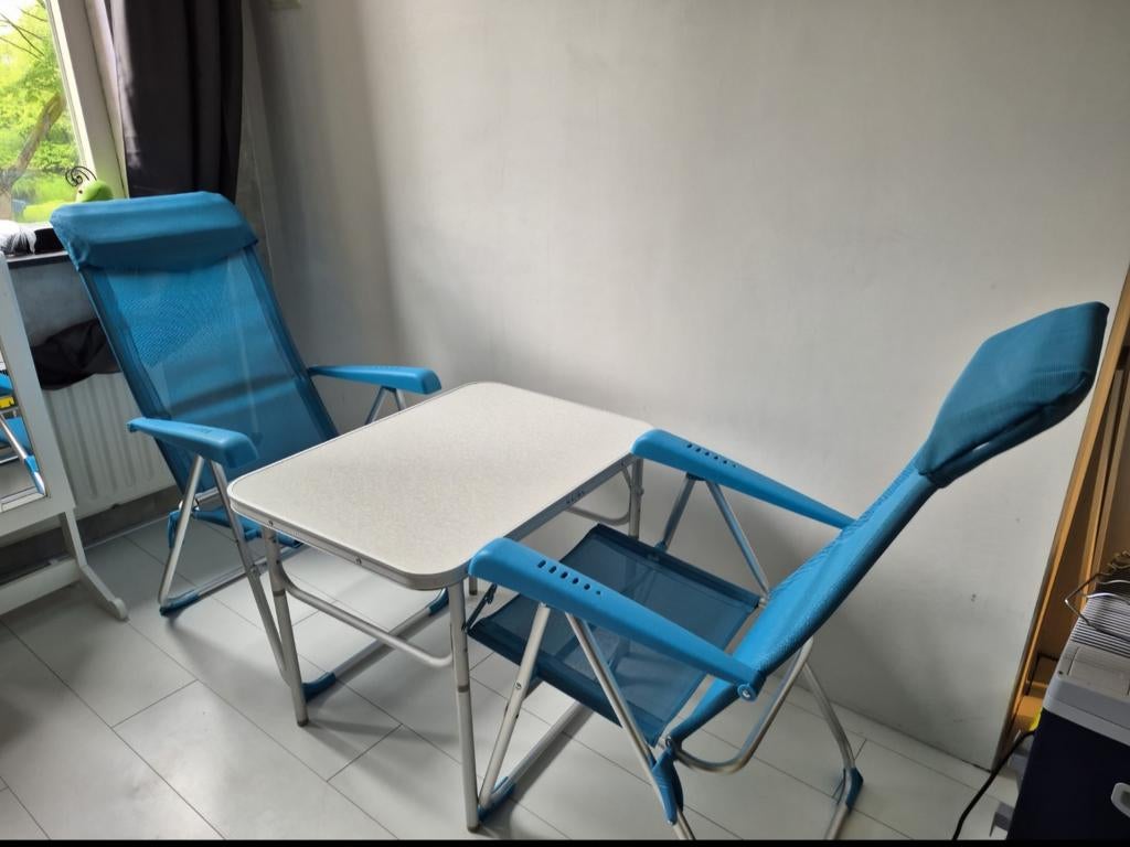 Camping setje, Ophalen, Campingtafel