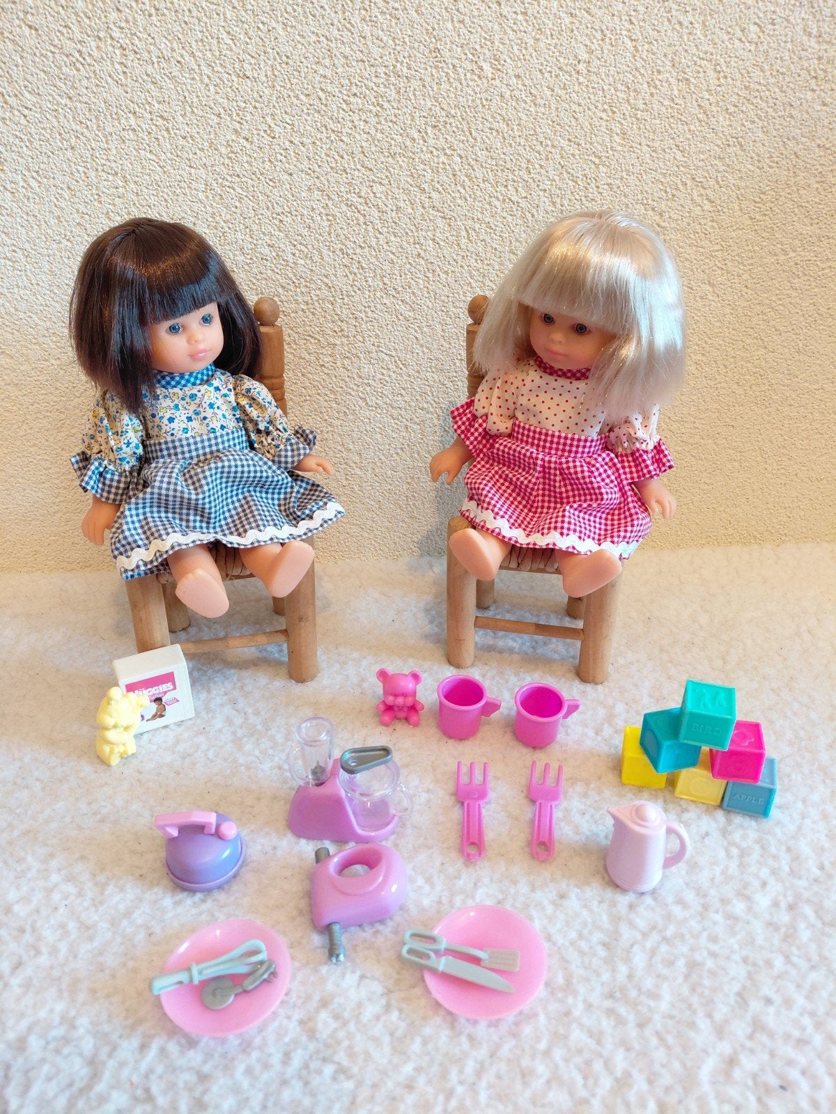 Leuke Poppen Speelset 🩷 met 2 Popjes van The Doll Factory., Kinderen en Baby's, Speelgoed | Poppen, Ophalen of Verzenden, Zo goed als nieuw