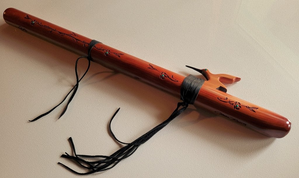 Zgan HIGH SPIRITS Hummingbird FLUIT / Native Flute, Muziek en Instrumenten, Blaasinstrumenten | Overige, Verzenden, Zo goed als nieuw