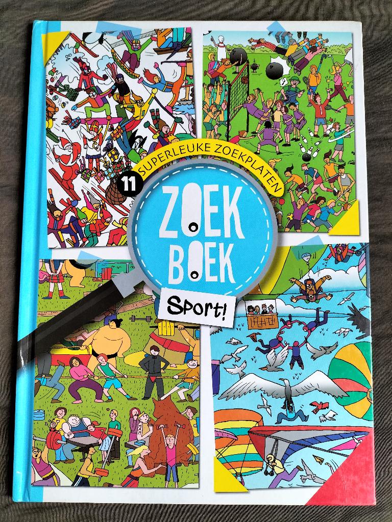 Zoekboek - Sport! / 11 superleuke zoekplaten, Ophalen of Verzenden, Zo goed als nieuw, Jongen of Meisje, Fictie algemeen