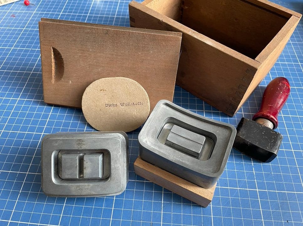 Vintage ASTOR-Berning knopenpers (hamerslag-matrijs) 1953, Ophalen of Verzenden, Gebruikt, Knoop of Knopen