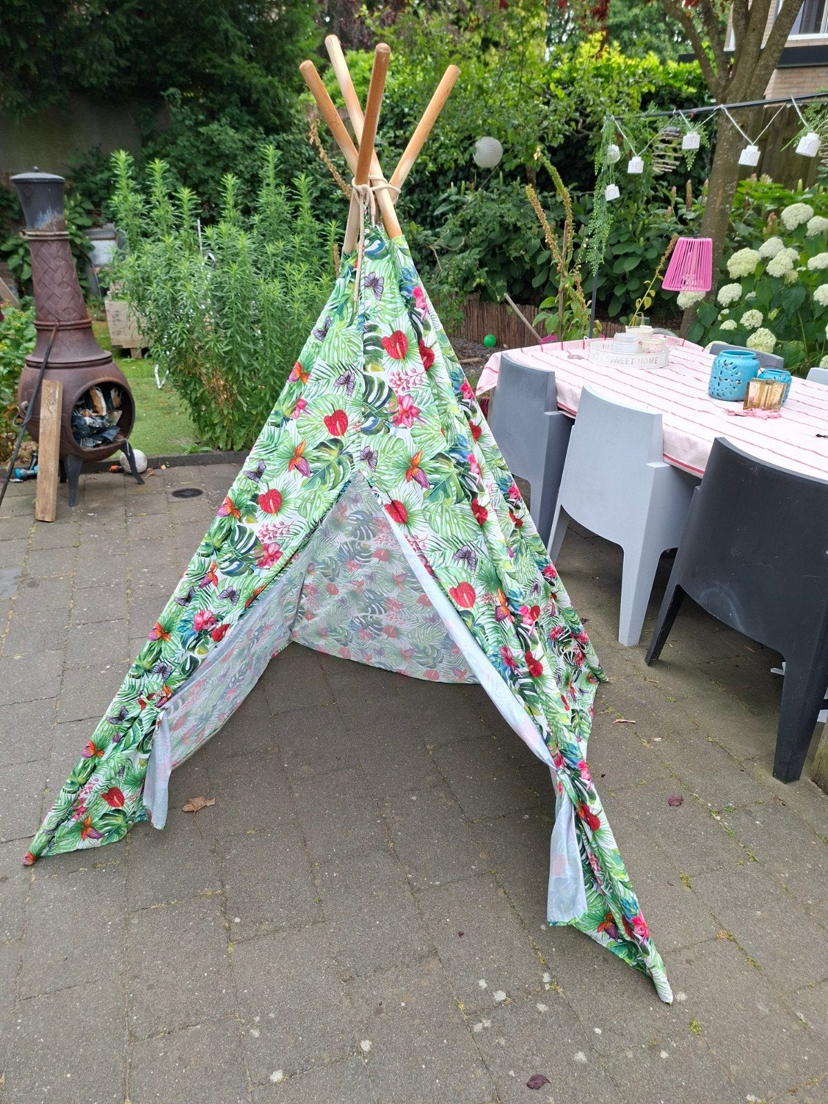 Wigwam speeltent, Ophalen of Verzenden, Gebruikt, Hout