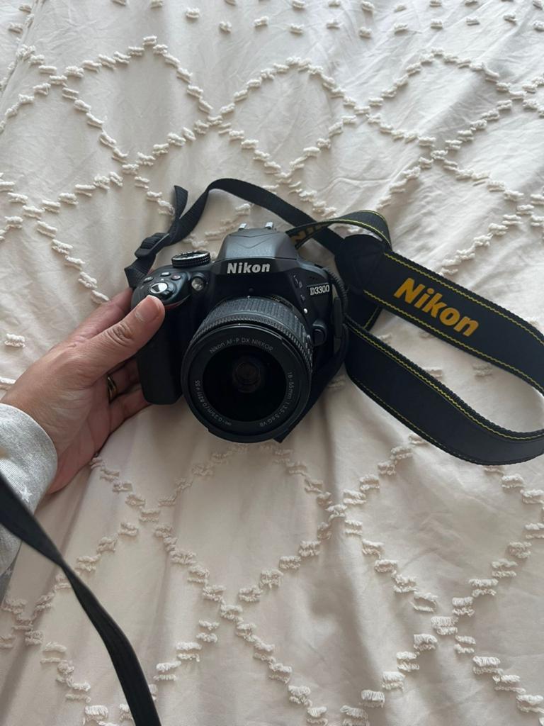 Nikon D3300 spiegelreflexcamera met 18-55mm lens, Gebruikt, Spiegelreflex, Ophalen of Verzenden, Nikon