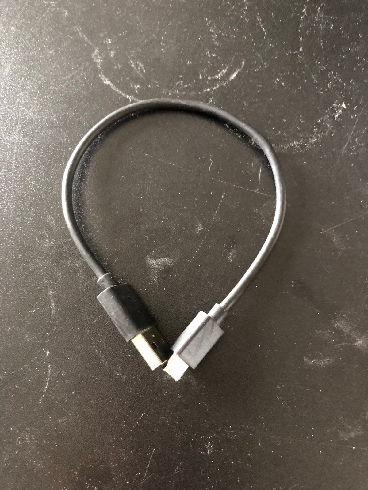 Korte USB-C naar USB-A kabel (Sennheiser), Ophalen of Verzenden, Zo goed als nieuw, Minder dan 2 meter, Overige kabels