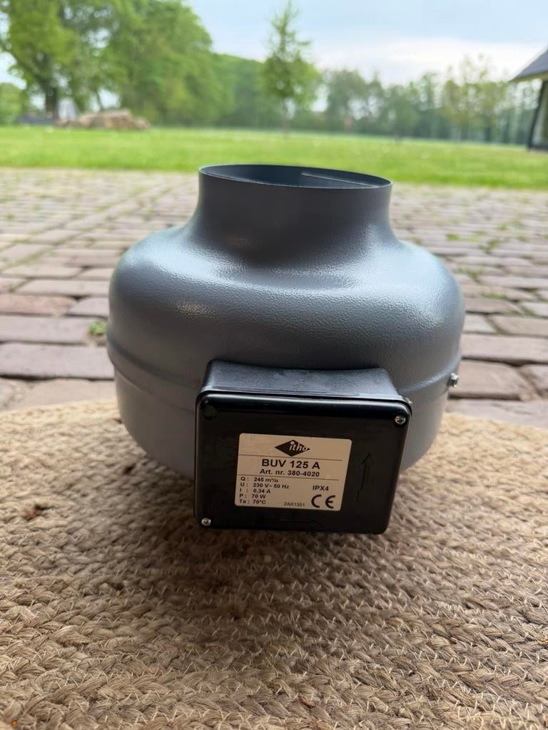 Buisventilator, Ophalen of Verzenden, Zo goed als nieuw, Overige kleuren, Glas