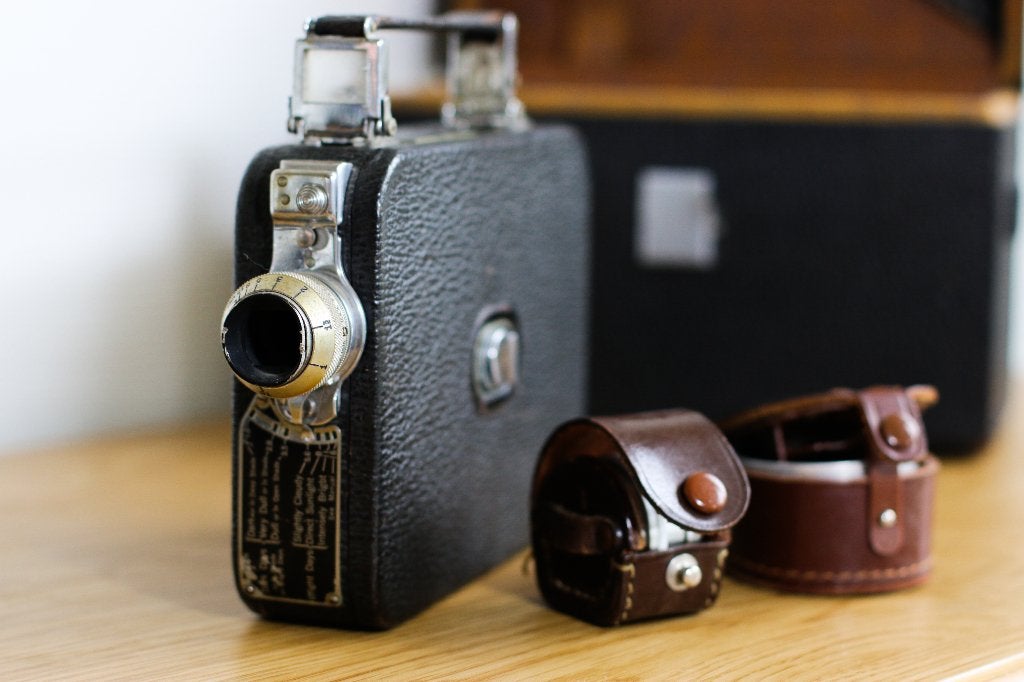 Ciné-Kodak Eight Model 60 + koffer & accessoires, Ophalen of Verzenden, Voor 1940, Filmcamera