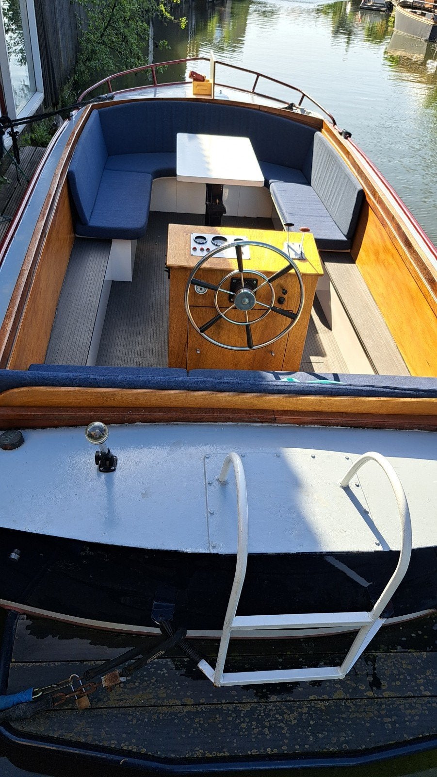 Stalen Boot Sloep 645 x 250 met Peugeot DTP 50 Motor, Watersport en Boten, Ophalen