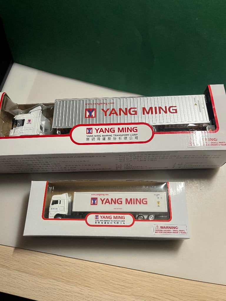 miniatuur auto;s Scania en MAN  Yang Ming, Ophalen of Verzenden, Nieuw, Overige typen, Overige merken