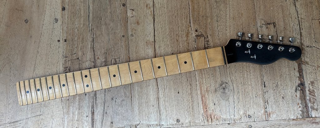 Handgemaakte Maple Neck voor Telecaster 9.5 inch radius, Ophalen of Verzenden, Gebruikt, Elektrische gitaar