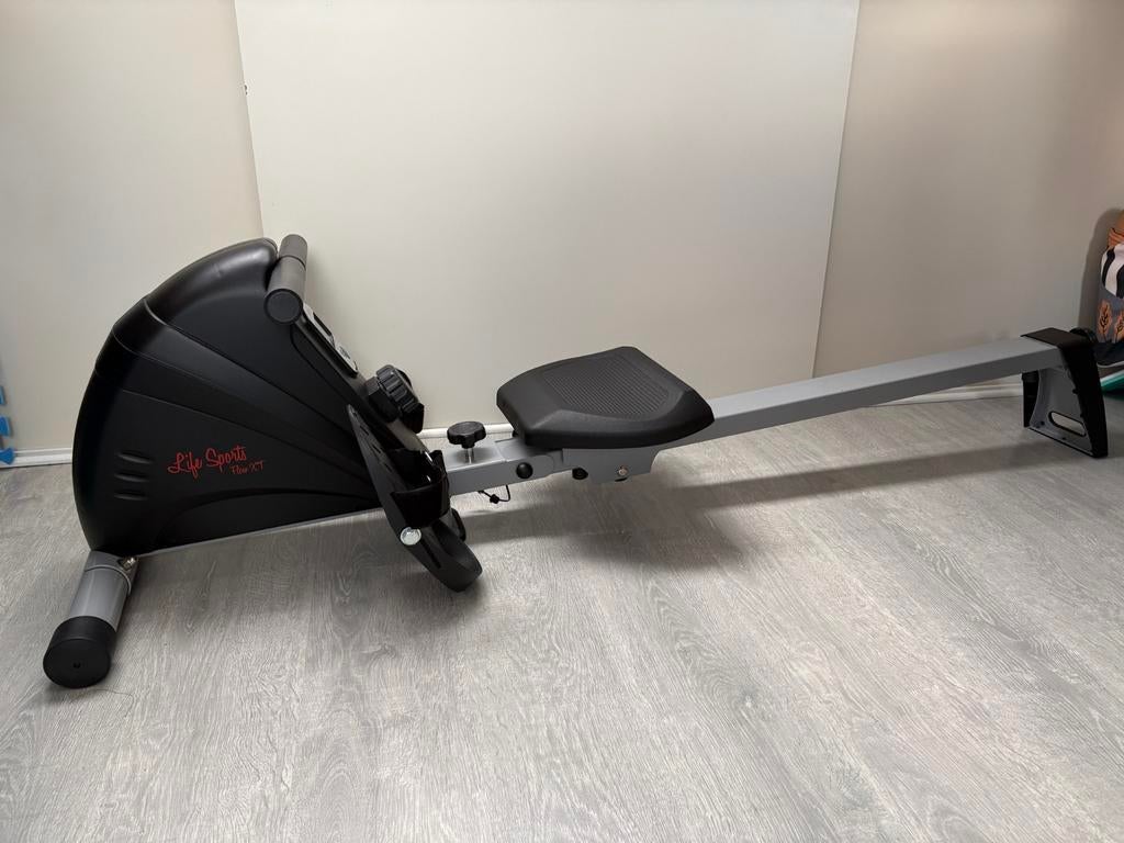 Life Sports Flow XT Roeitrainer - Compact en Efficiënt, Sport en Fitness, Ophalen, Buik, Zo goed als nieuw, Metaal