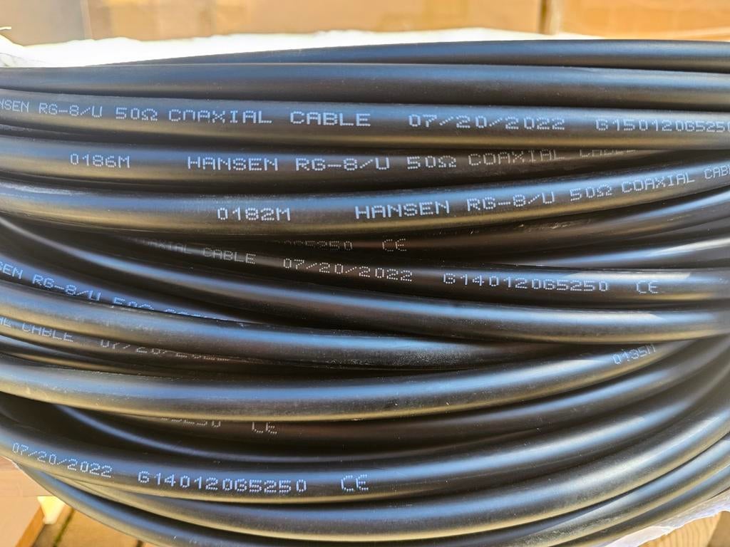 Coax RG8/U Hansen 1000W bij 100MHz (LEES TEKST), Ophalen of Verzenden, Nieuw, Toebehoren