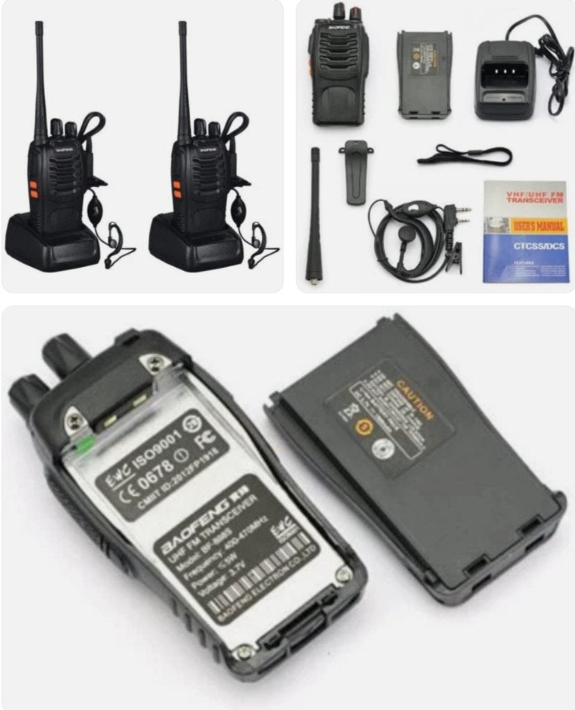 Portofoon set 2 stuks of ook 4, Ophalen, Nieuw, Portofoon of Walkie-talkie, Trilfunctie