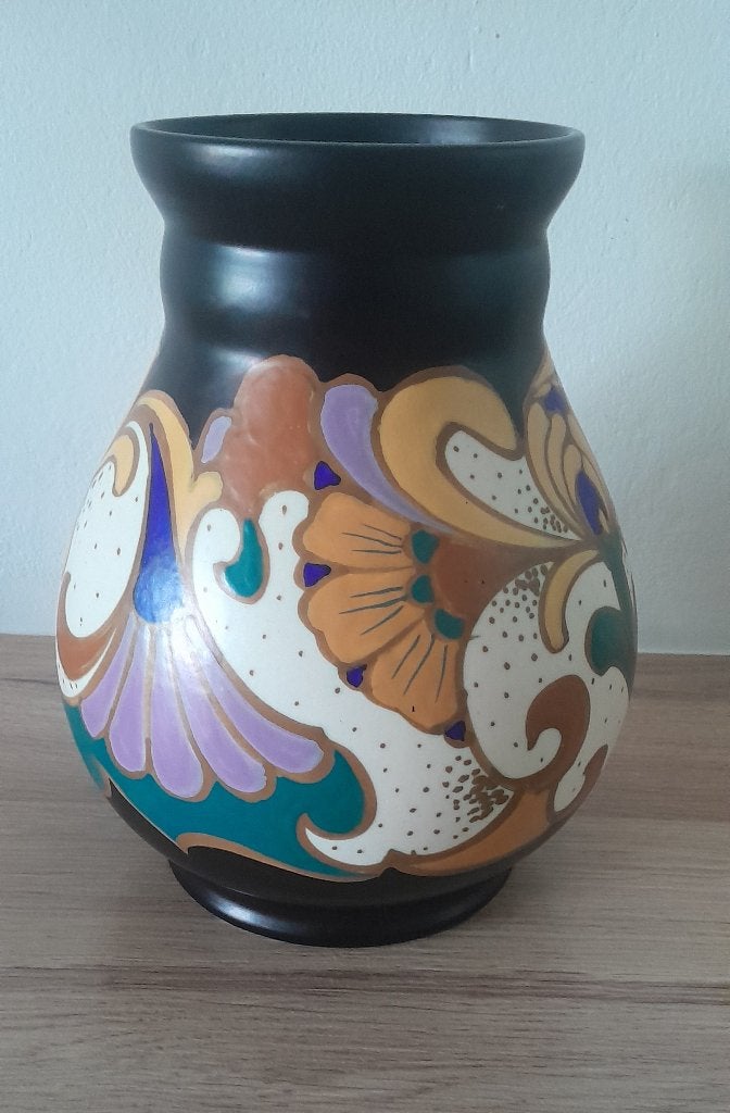 Vintage ESKAF vaas, Antiek en Kunst, Antiek | Vazen, Ophalen of Verzenden