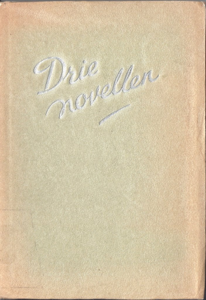 DRIE NOVELLEN-Bundel novellen- Boekenweekgeschenk-CPNB 1938, Ophalen of Verzenden, Zo goed als nieuw, F.Bordewijk, Marianne Philips, Marie Koenen