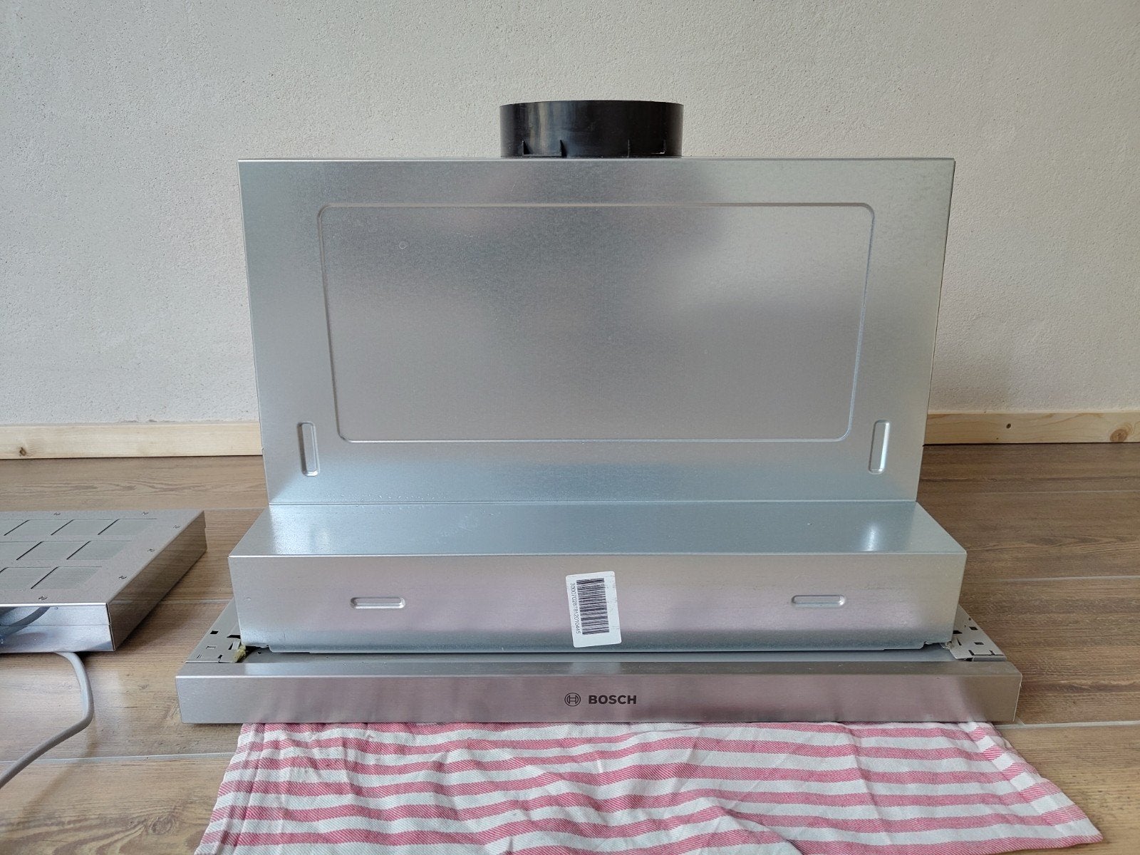 Bosch DFR067A50 recirculatie afzuigkap als nieuw, Ophalen, Motor, Zo goed als nieuw, Vlakschermkap