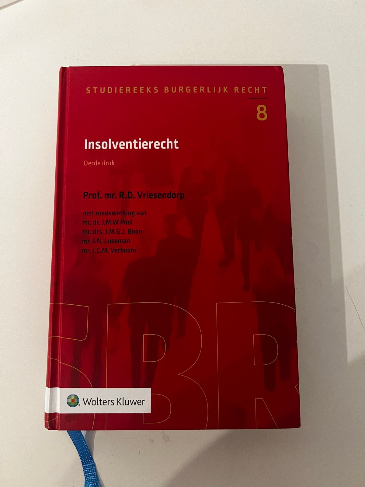 Boek Insolventierecht SRB 8 - Prof. mr. R.D. Vriesendorp, Boeken, Studieboeken en Cursussen, Zo goed als nieuw, WO, Gamma, Ophalen of Verzenden