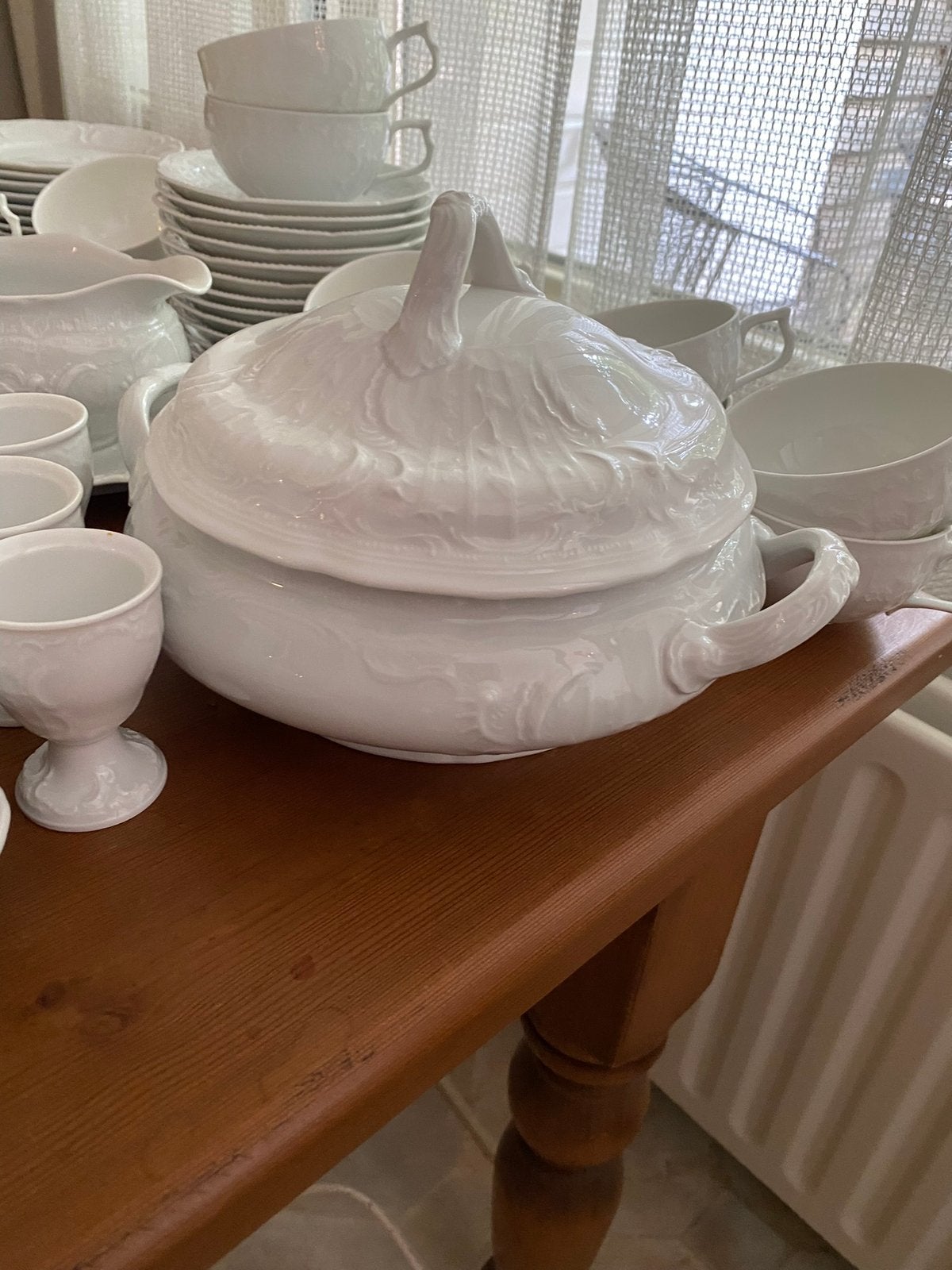 Rosenthal Sanssoucis weiss, Ophalen
