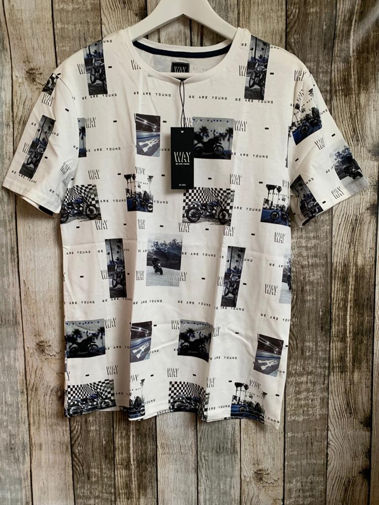 Super gaaf nieuw shirt van Ikks met motoren (Maat L/170), Kinderen en Baby's, Kinderkleding | Maat 170, Verzenden, Nieuw, Jongen