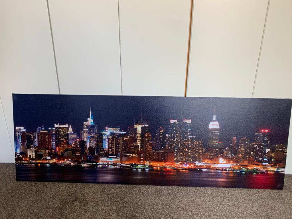 Schilderij New York, Antiek en Kunst, Kunst | Schilderijen | Modern, Ophalen of Verzenden