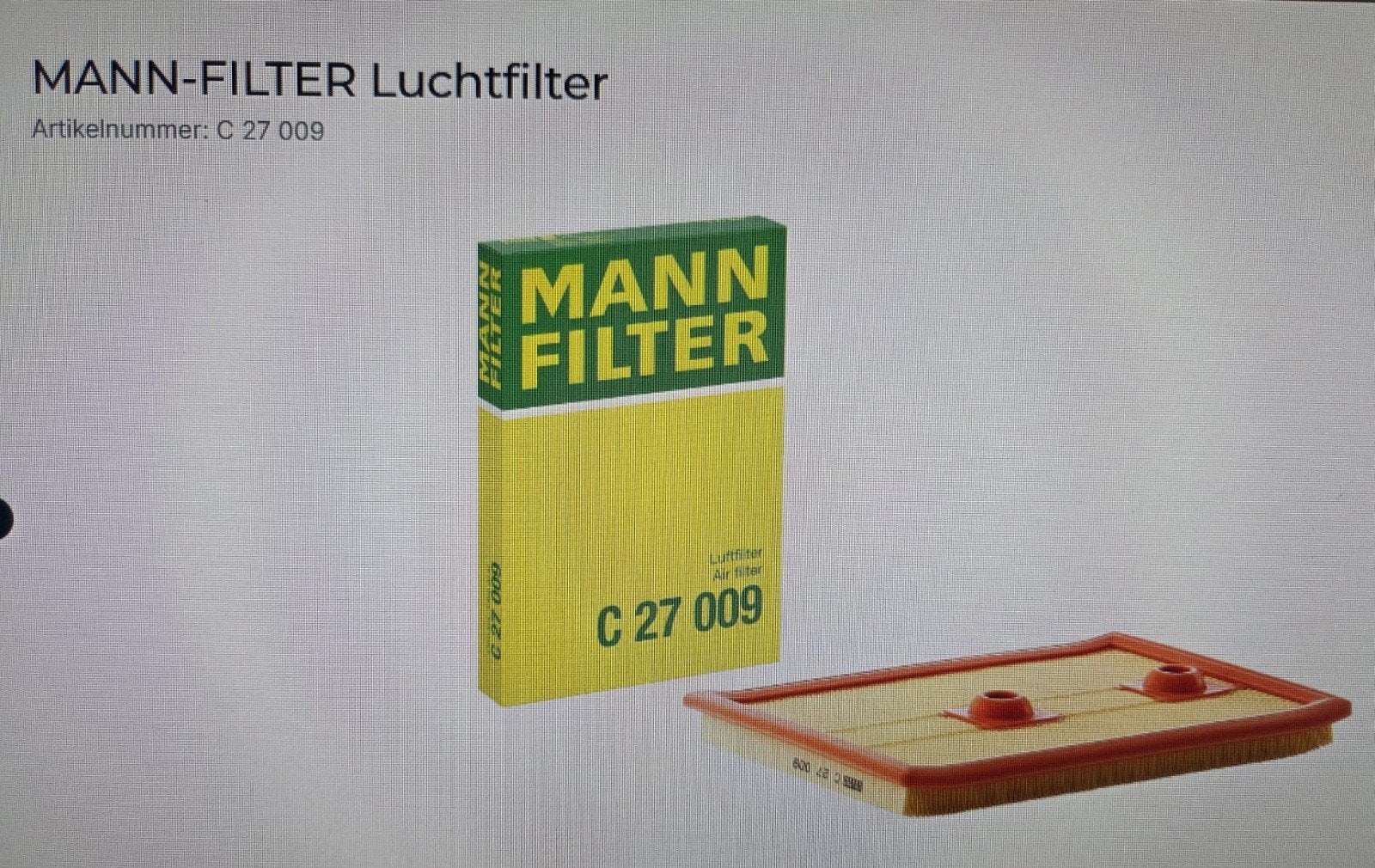 NIEUW!! luchtfilter (o.a. volkswagen polo 6r/6c), Ophalen of Verzenden, Nieuw, Volkswagen