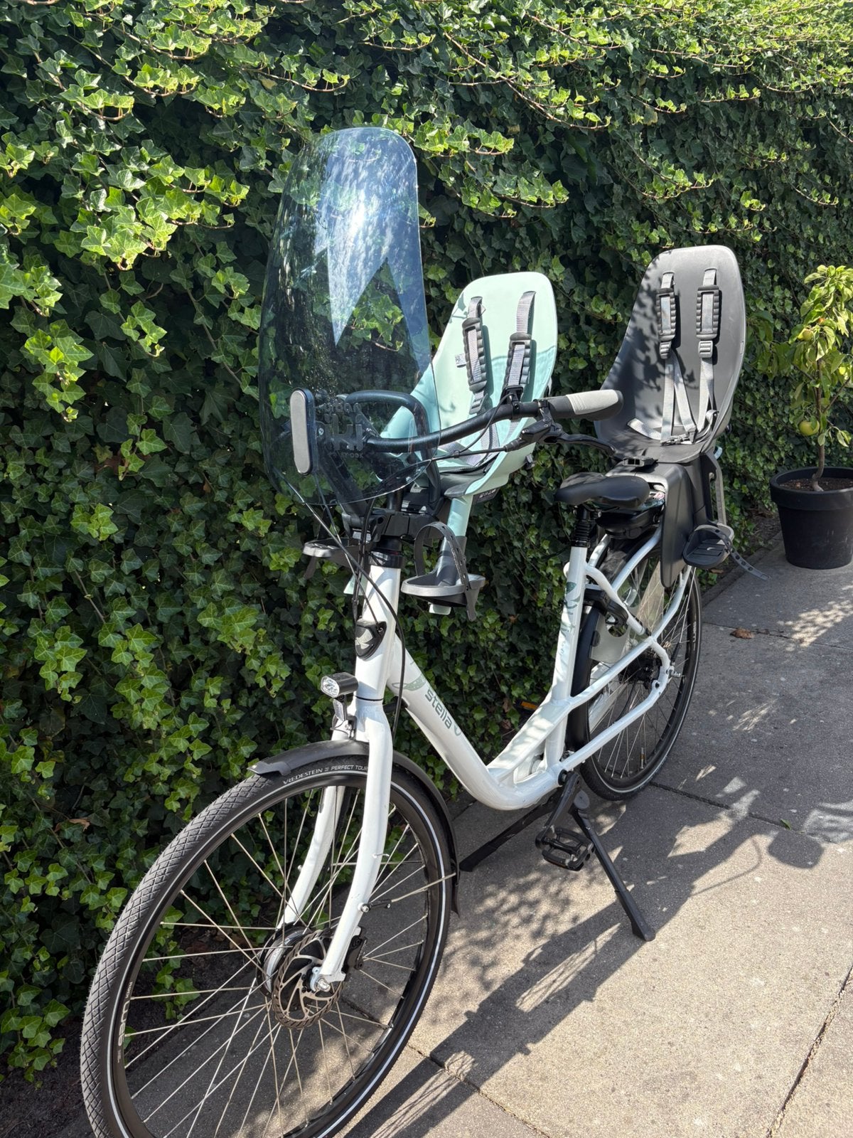 Urban ikki fiets stoeltje met windscherm, Ophalen of Verzenden, Gebruikt