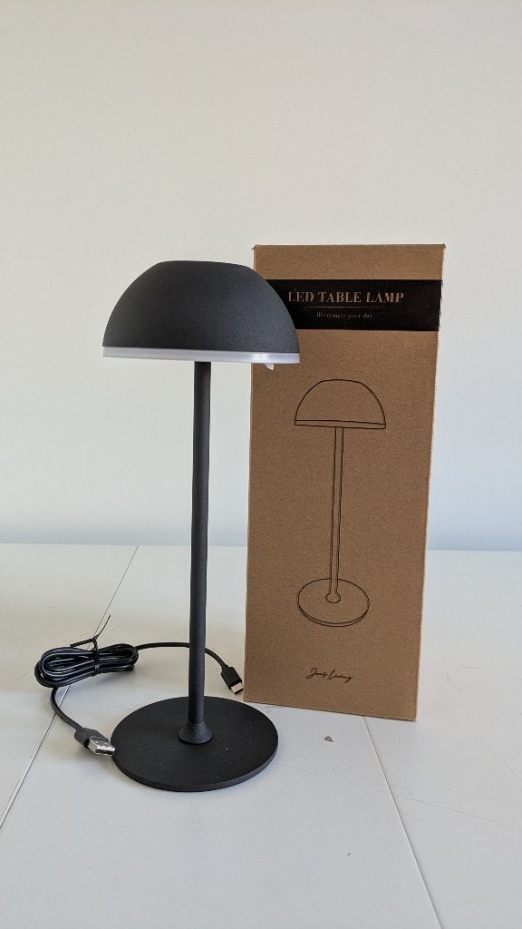 oplaadbaar tafellampje, LED-licht, van JENS Living, Ophalen, Kunststof, Overige merken, Nieuw