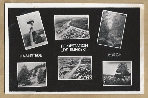 Oude ansichtkaart Haamstede, Burgh, Pompstation De Blinkert, Verzamelen, Ansichtkaarten | Nederland, Ophalen of Verzenden, Voor 1920