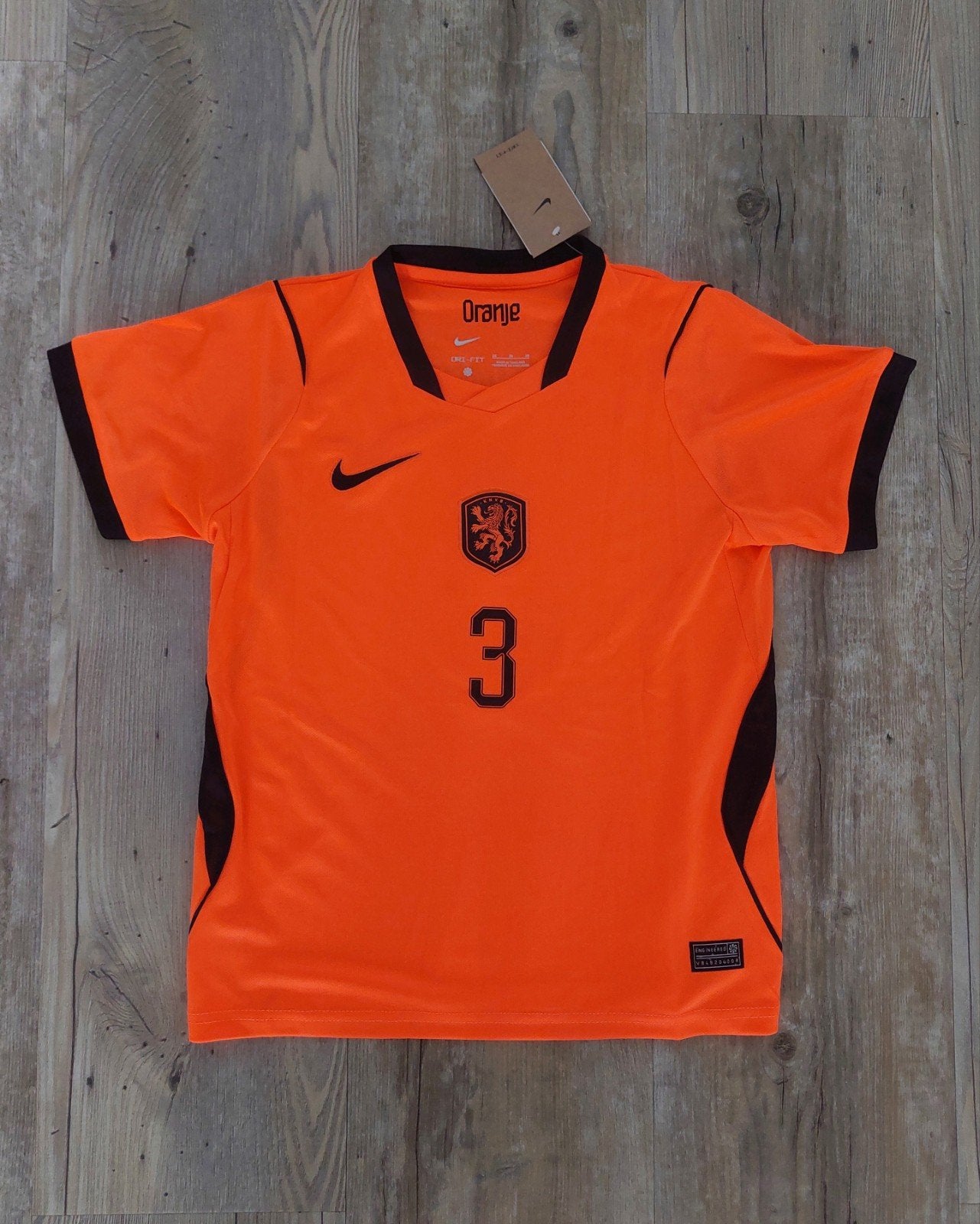 Nederlands Elftal kids voetbalshirt - (164) 3# Timber, Maat XS of kleiner, Ophalen of Verzenden, Nieuw, Shirt