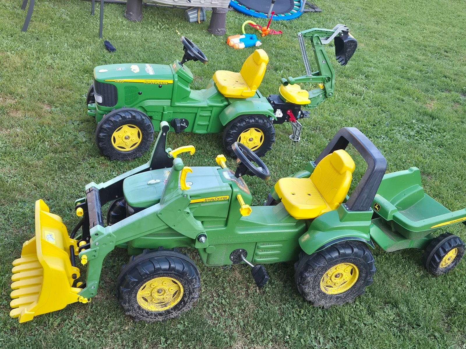 Grote John Deere traptractoren (bijna 100 cm), Ophalen, Gebruikt