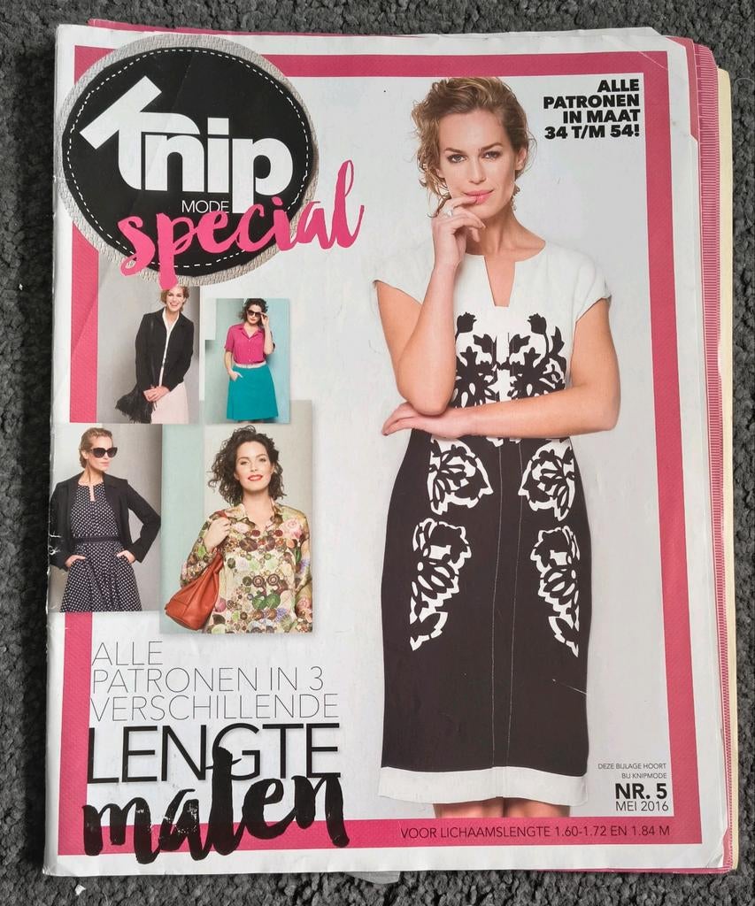 Knip Mode Special - Mei 2016, Ophalen of Verzenden, Gebruikt, Vrouw, Knipmode