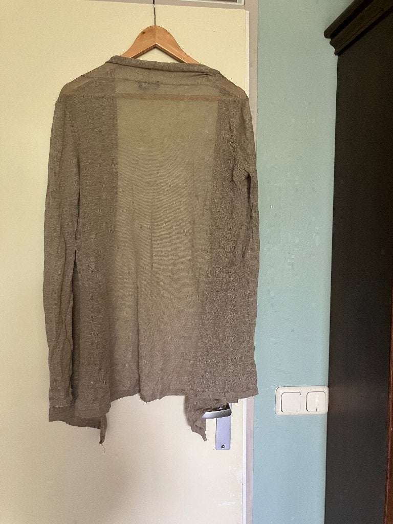 Anneclaire vest, Beige, Maat 42/44 (L), Ophalen of Verzenden, Zo goed als nieuw