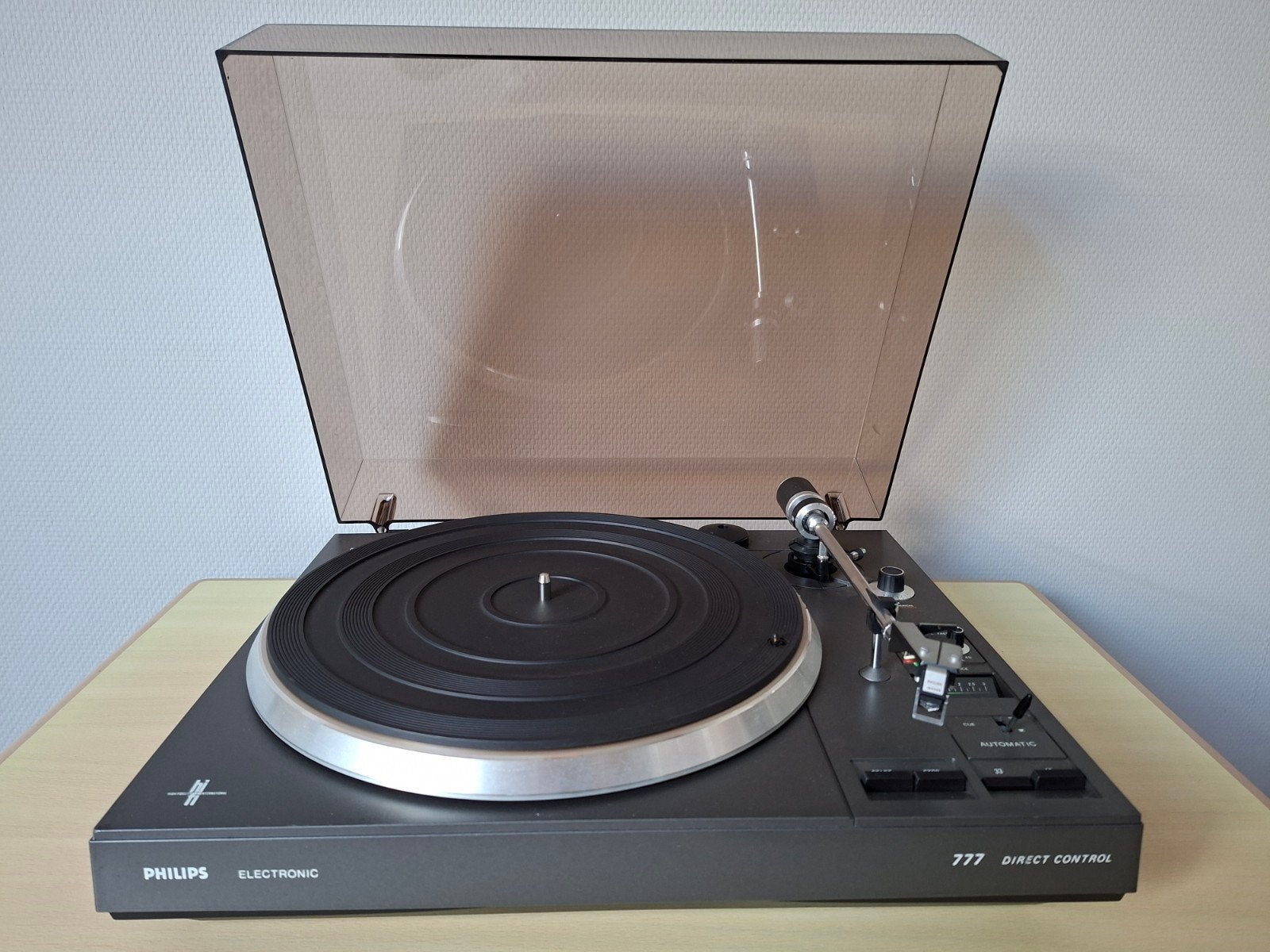 Philips 777 platenspeler (jaren 70) met nieuwe naald, Ophalen, Philips, Gebruikt, Automatisch