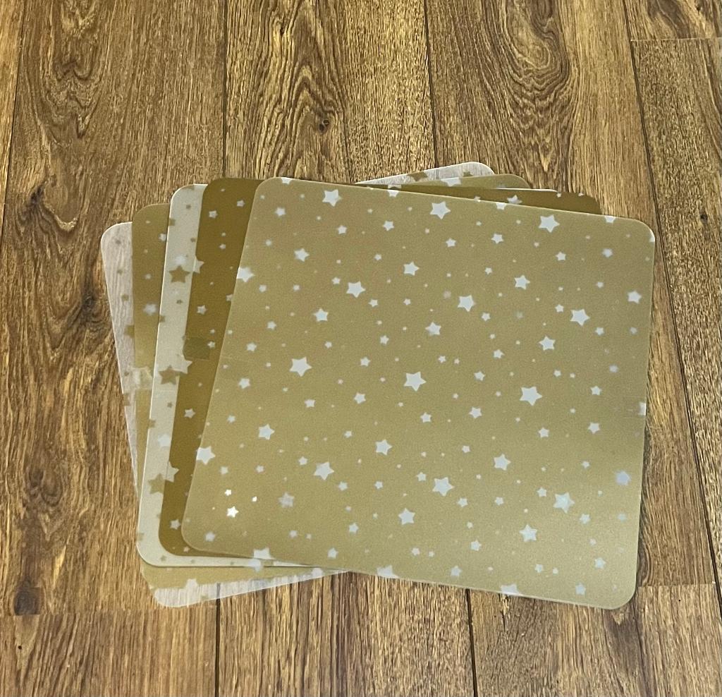 placemats met sterren, Ophalen of Verzenden, Zo goed als nieuw, Overig