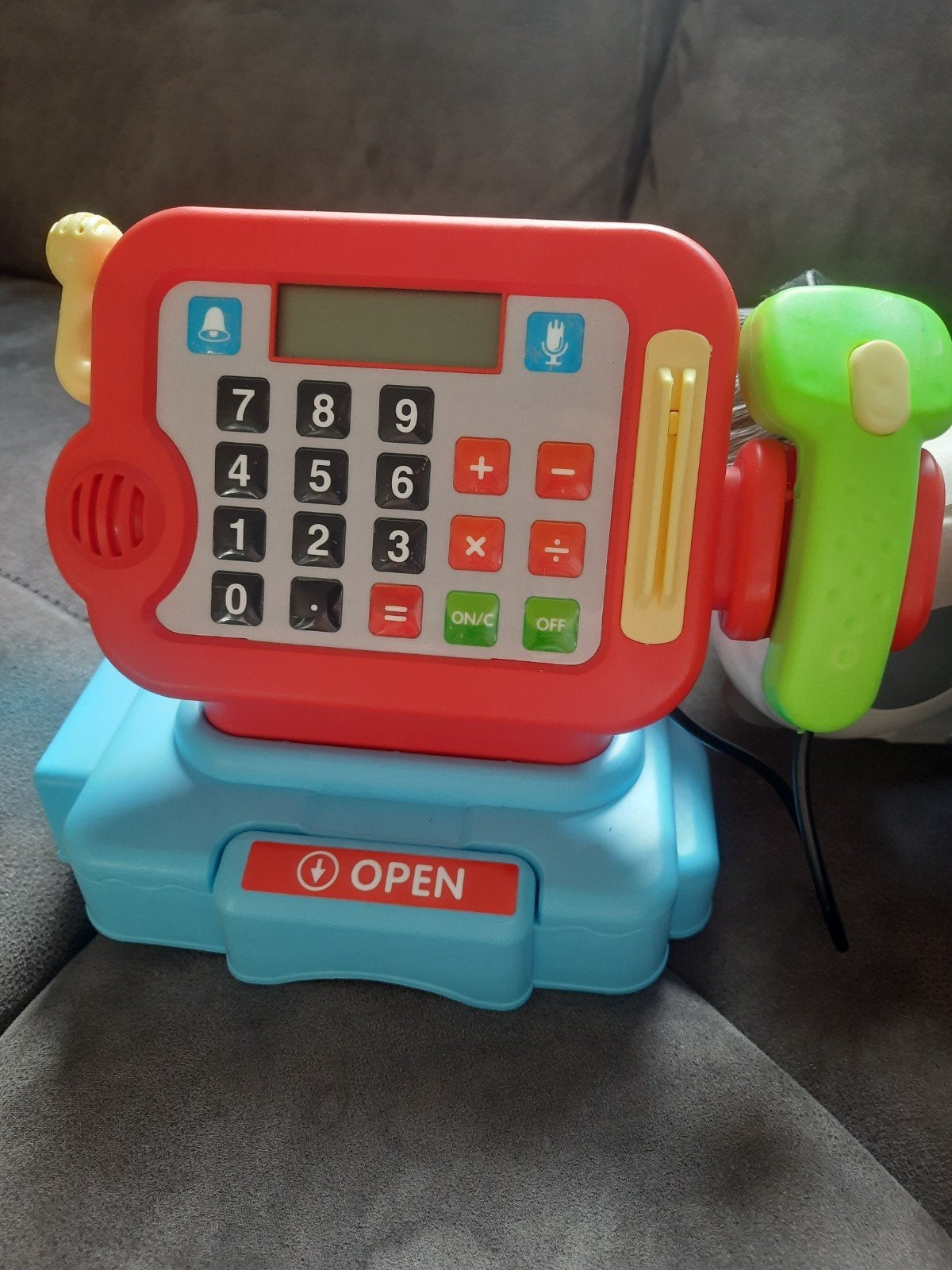Speelgoed kassa met scanner en microfoon, Ophalen, Gebruikt, Jongen of Meisje