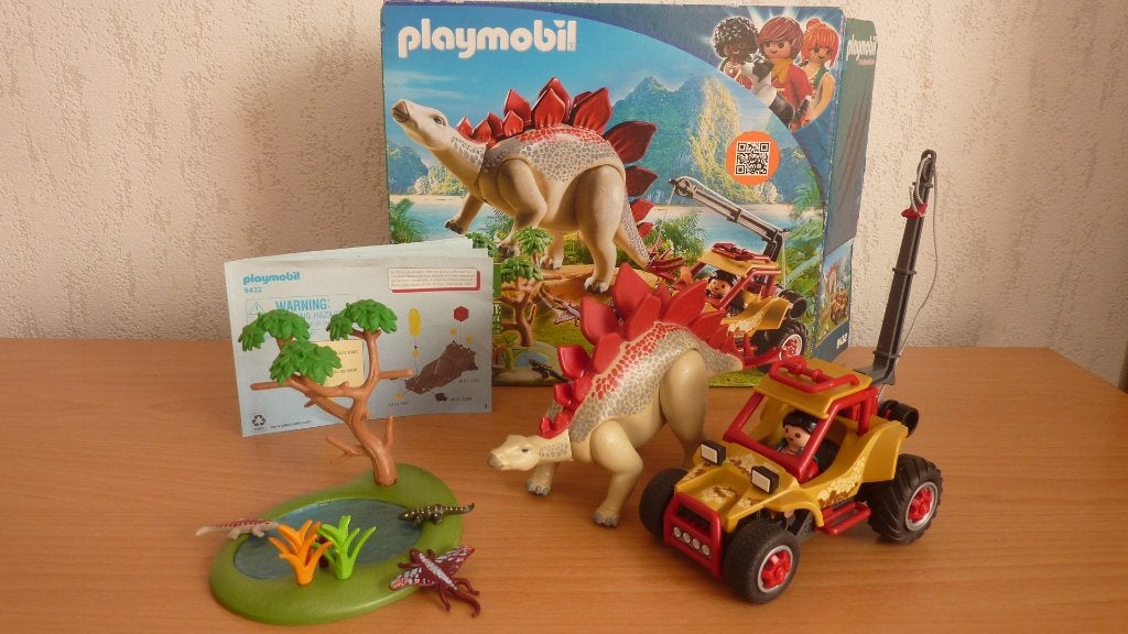 playmobil stegosaurus buggy en meer 9432, Kinderen en Baby's, Speelgoed | Playmobil, Ophalen of Verzenden
