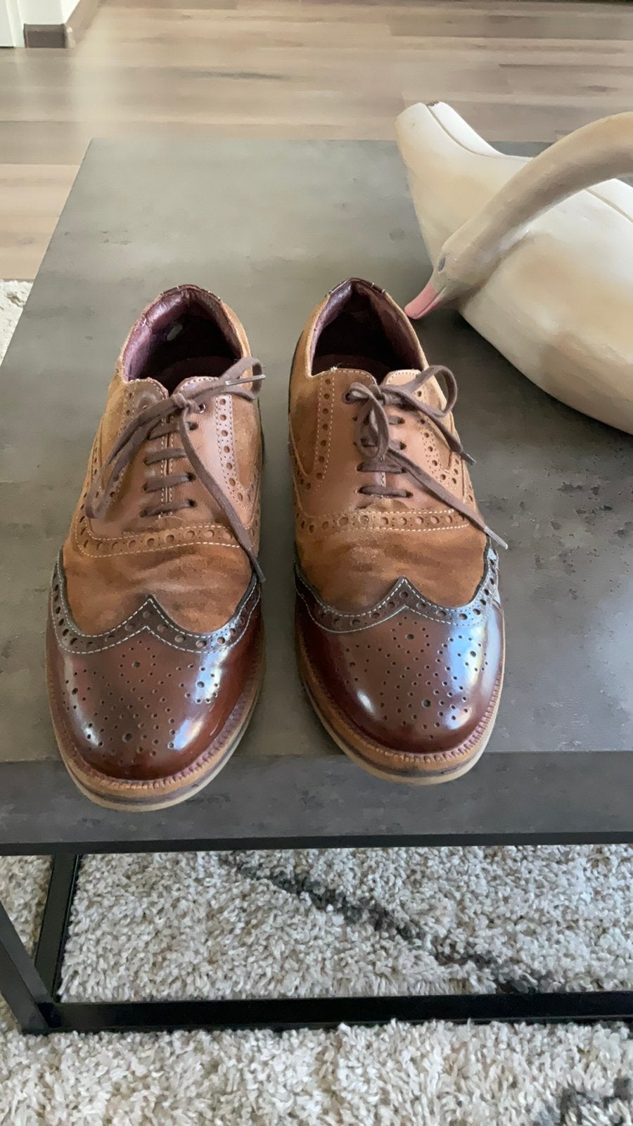 Catwalk schoenen! Maat 43, Bruin, Ophalen of Verzenden, Zo goed als nieuw, Veterschoenen