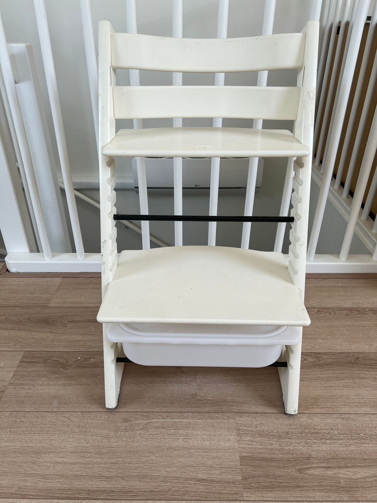 Stokke Tripp Trapp wit, Ophalen, Zo goed als nieuw, Meegroeistoel