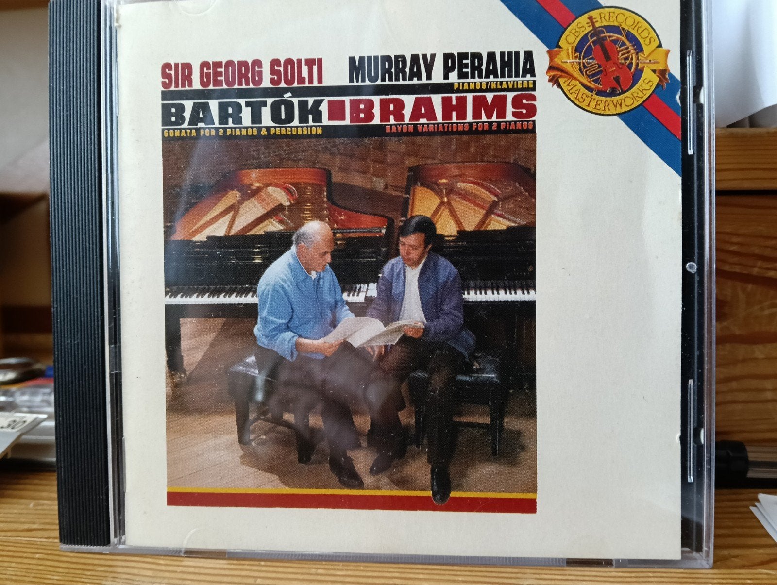 Bartok & Brahms door Solti & Perahia, Ophalen of Verzenden, Romantiek, Zo goed als nieuw, Kamermuziek