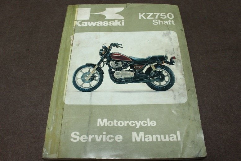 Kawasaki KZ750 Shaft drive 1982 -1992 service manual Spectre, Motoren, Ophalen of Verzenden, Kawasaki