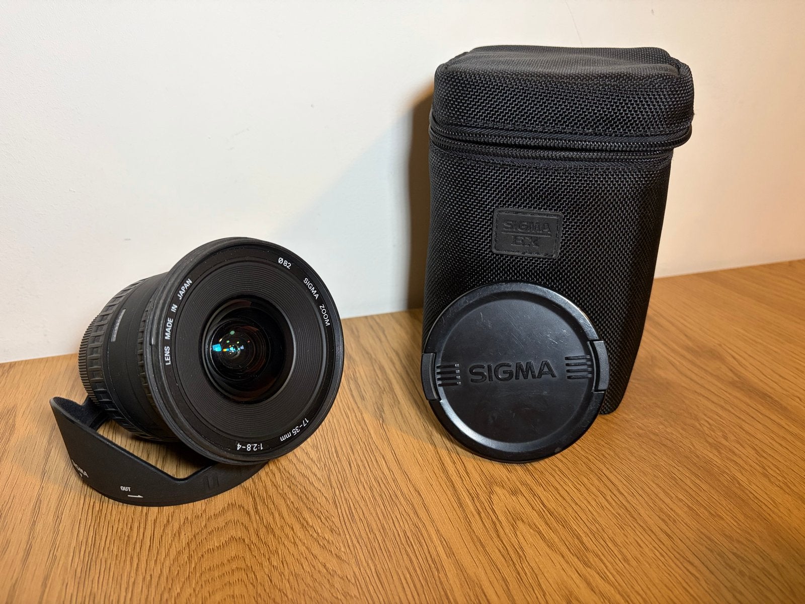 Sigma 17-35mm f/2.8-4 EX DG Groothoeklens (Sony A), Audio, Tv en Foto, Fotografie | Lenzen en Objectieven, Ophalen, Beschermhoes/tas
