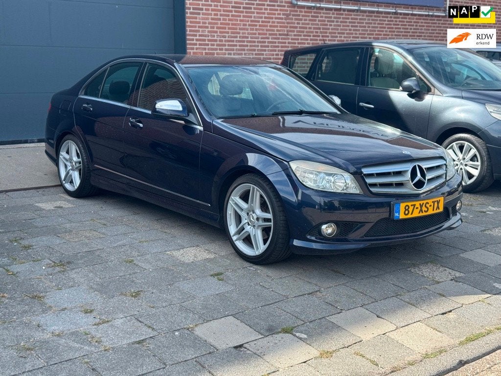 Mercedes-Benz C-klasse 200 K Avantgarde AMG-Pakket * Automaa, Auto's, Automaat, Achterwielaandrijving, 4 cilinders, Blauw