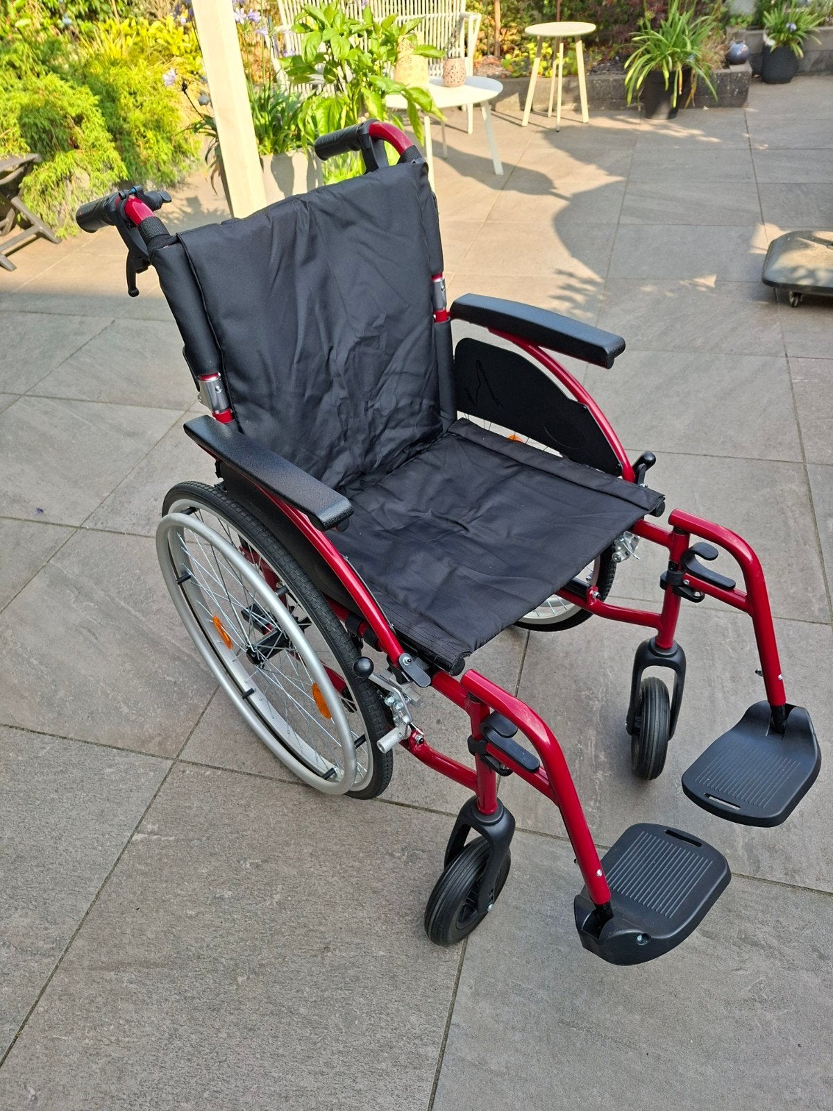te koop plaza pl 5 rolstoel incl. duwondersteuningun, Diversen, Ophalen, Duwrolstoel