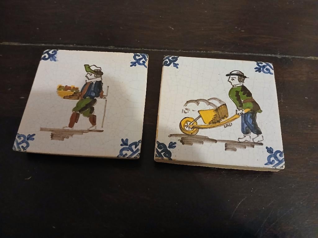 Vintage Tegels met Hollandse Tafereeltjes, Ophalen of Verzenden