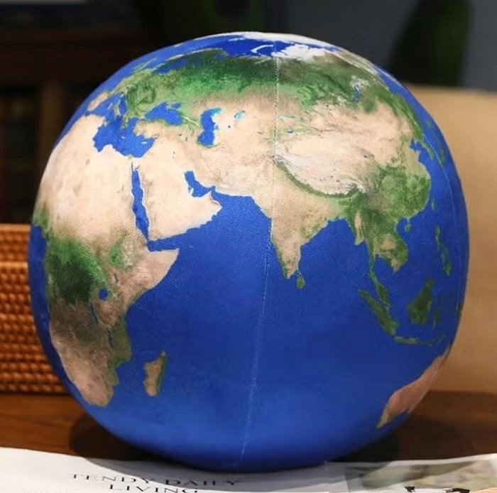 Planeten grote pluche knuffel Aarde 2 (27cm), Ophalen of Verzenden, Nieuw, Overige typen