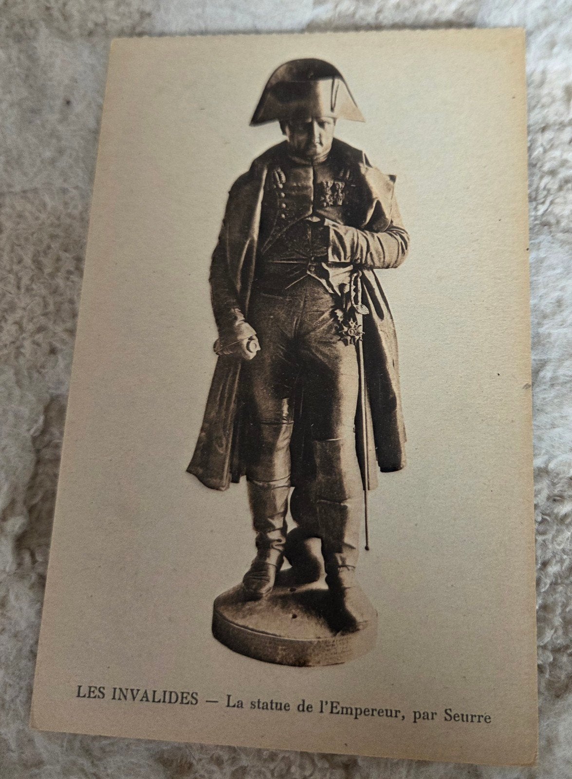 Ansichtkaart Napoleon standbeeld Les Invalides, Verzenden, Voor 1920, Ongelopen, Politiek en Historie