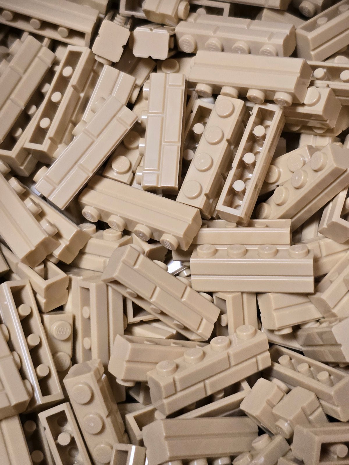 Steenmotief nieuw 500stuks tan beige Lego, Ophalen of Verzenden, Nieuw