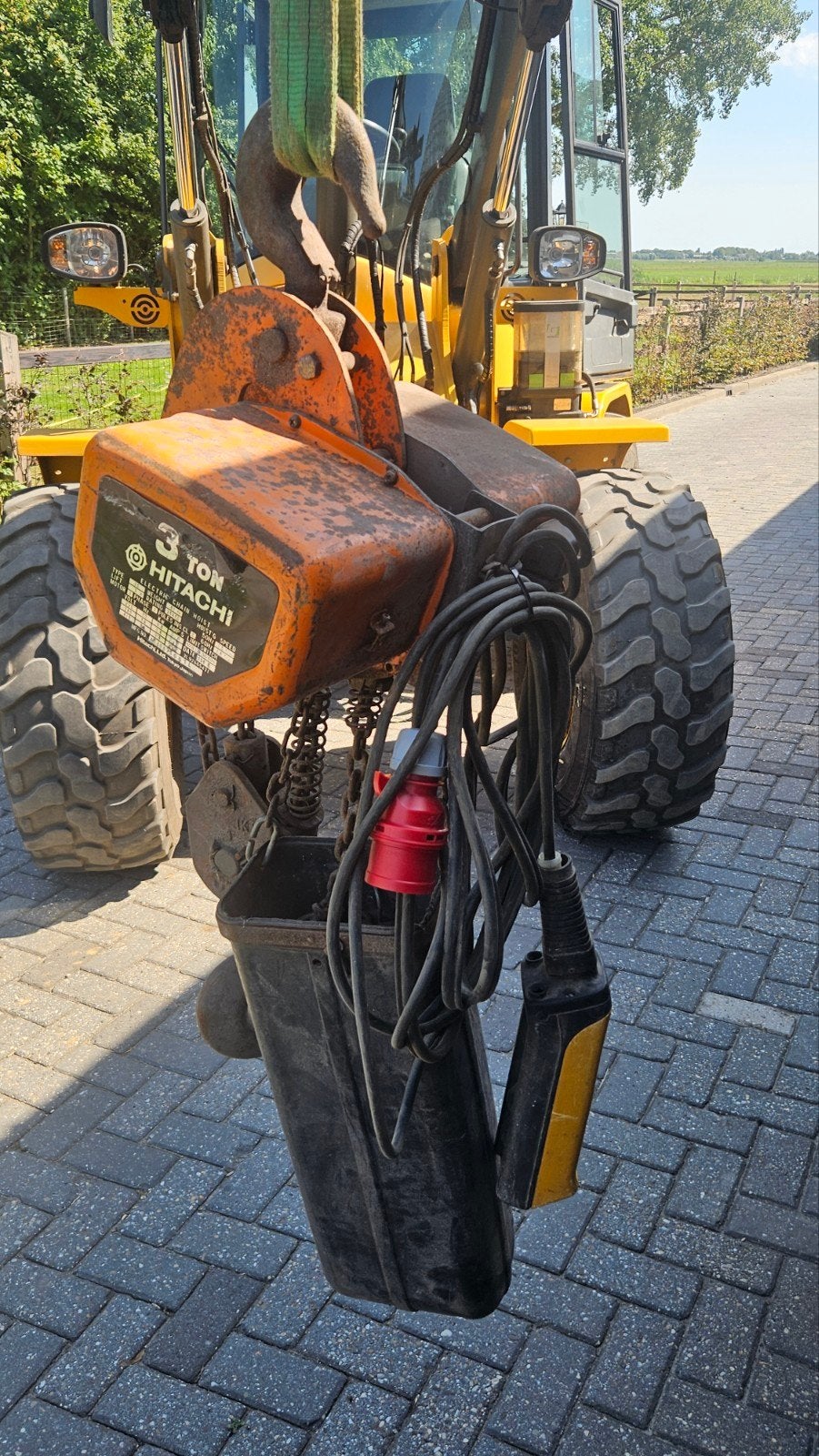 Hitachi 3 Ton Elektrische Kettingtakel - Gebruikt, Ophalen