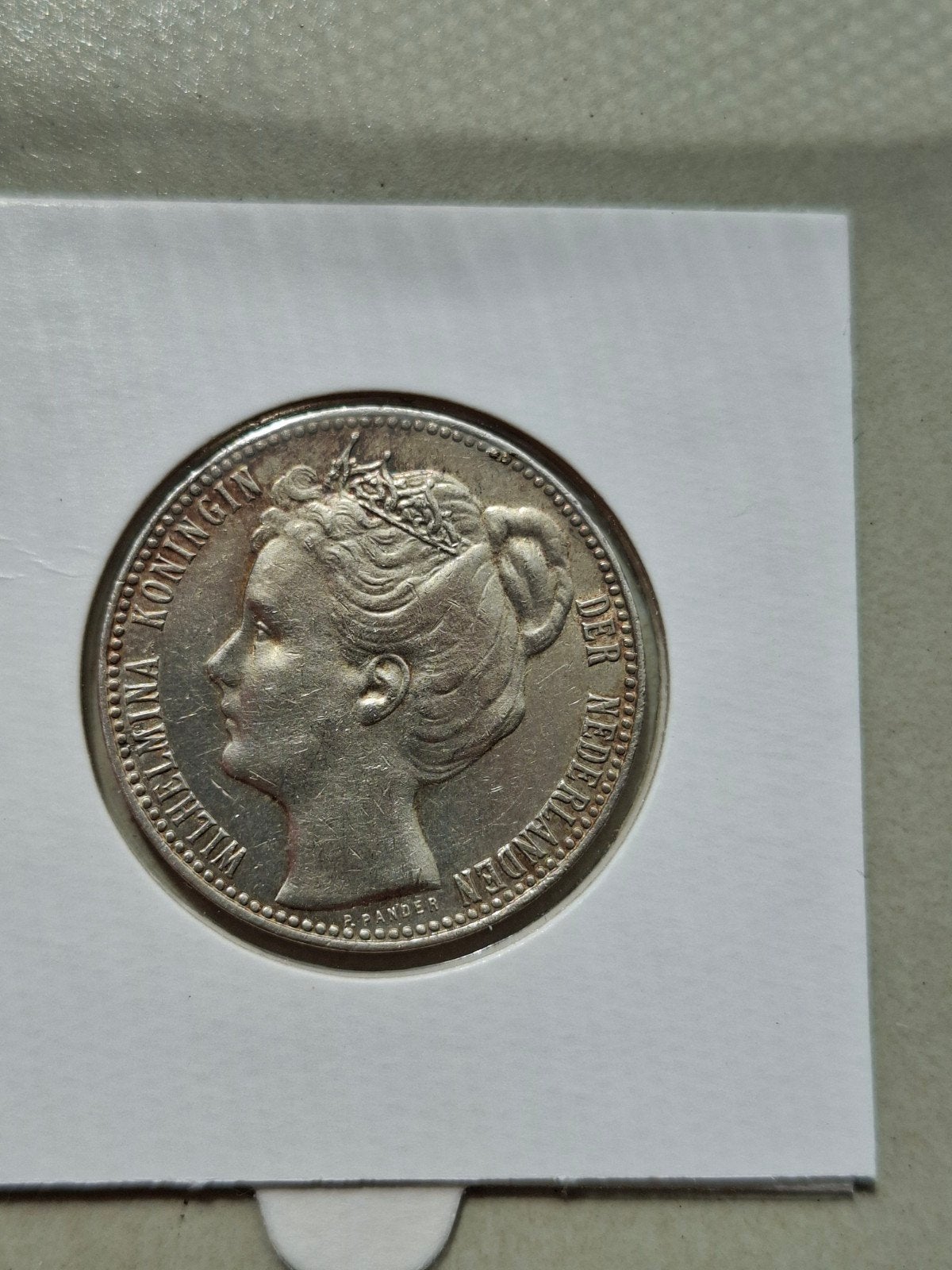 1 gulden 1907 prachtig+ wilhelmina, Postzegels en Munten, 1 gulden, Zilver, Ophalen of Verzenden, Koningin Wilhelmina