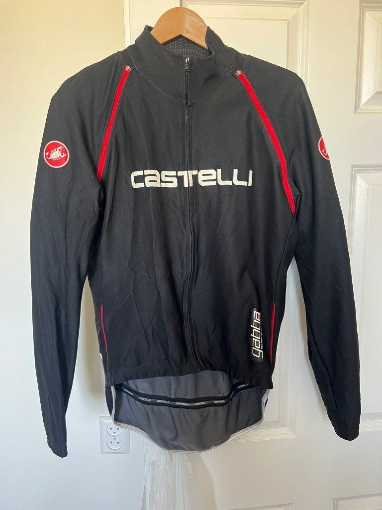 Castelli Gabba fiets jas maat XXL, Verzenden, Gebruikt, Kleding
