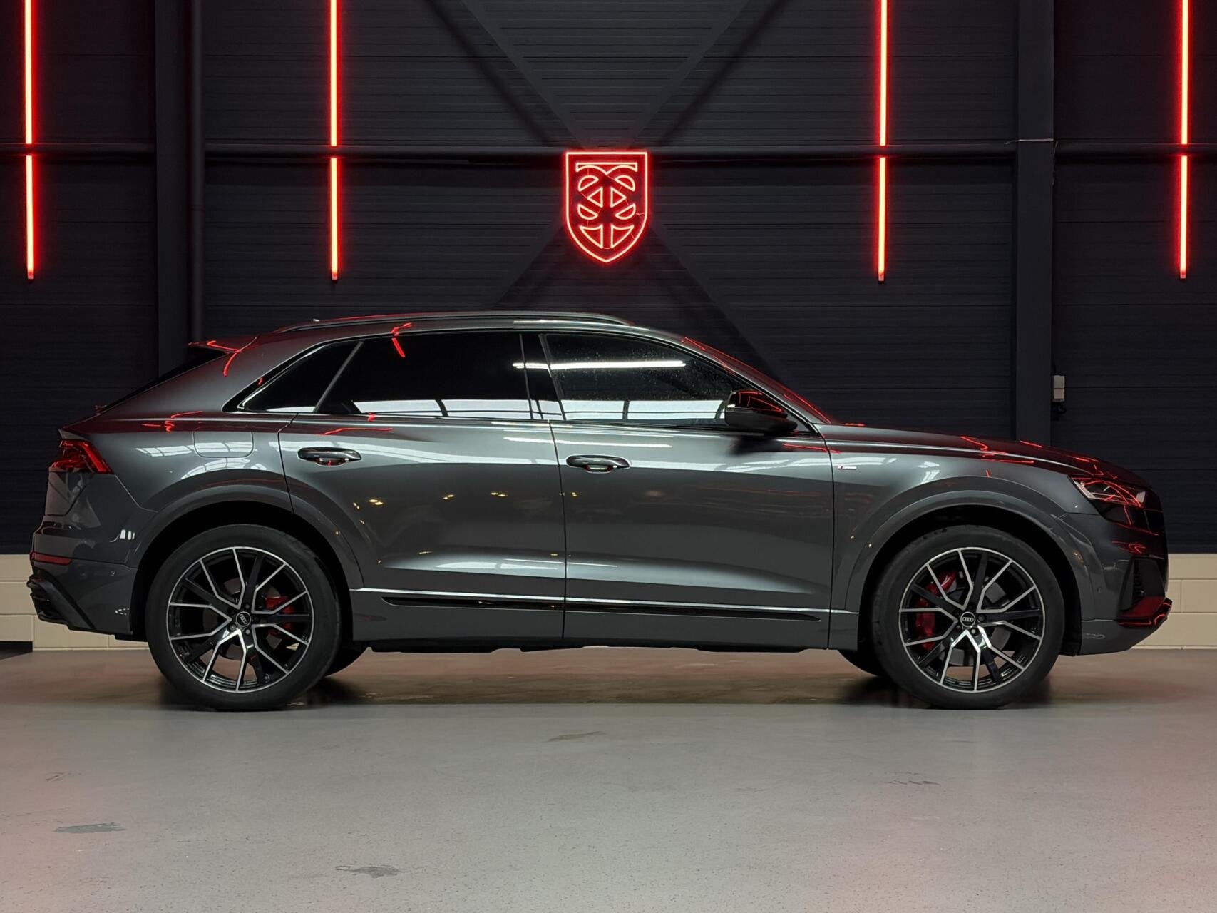 Audi Q8 55 TFSI-e Quattro Pro Line S |2X S-LINE|B&O|360°|AM, Auto's, Audi, Automaat, Gebruikt, Bedrijf, Vierwielaandrijving